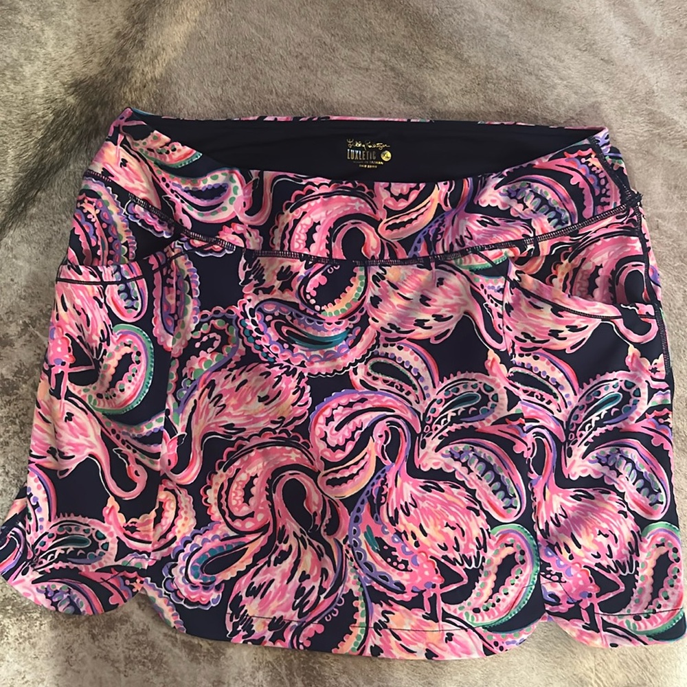 Lilly Pulitzer Pink Paisley Skort - Luxletic size XL